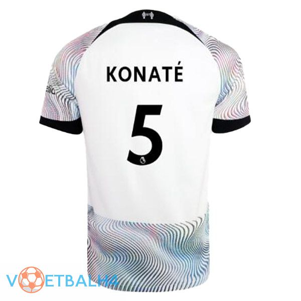 FC Liverpool (KONATE 5) voetbal jersey uit wit 2022/2023