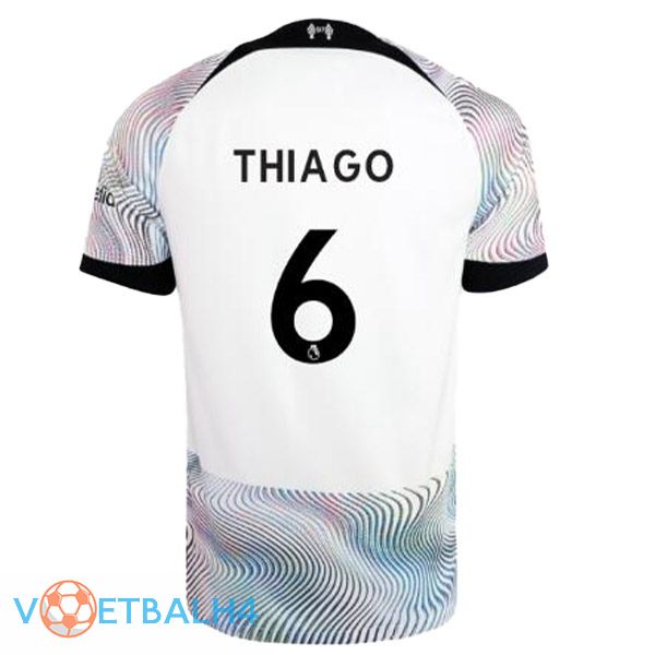 FC Liverpool (THIAGO 6) voetbal jersey uit wit 2022/2023