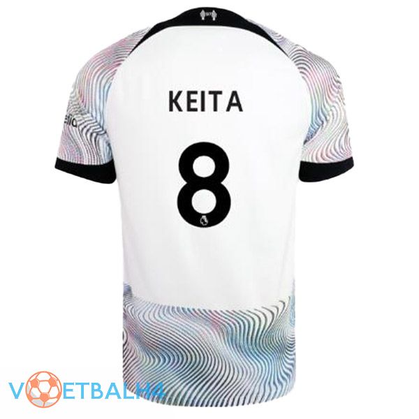 FC Liverpool (KEITA 8) voetbal jersey uit wit 2022/2023