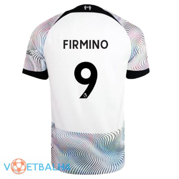 FC Liverpool (FIRMINO 9) voetbal jersey uit wit 2022/2023