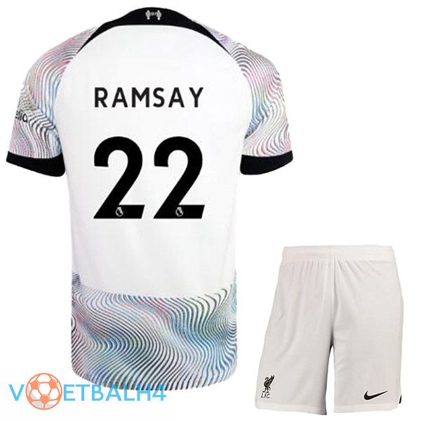 FC Liverpool (RAMSAY 22) kinderen voetbal jersey uit wit 2022/2023