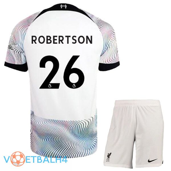 FC Liverpool (ROBERTSON 26) kinderen voetbal jersey uit wit 2022/2023