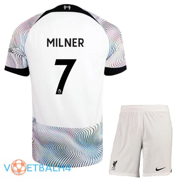 FC Liverpool (MILNER 7) kinderen voetbal jersey uit wit 2022/2023