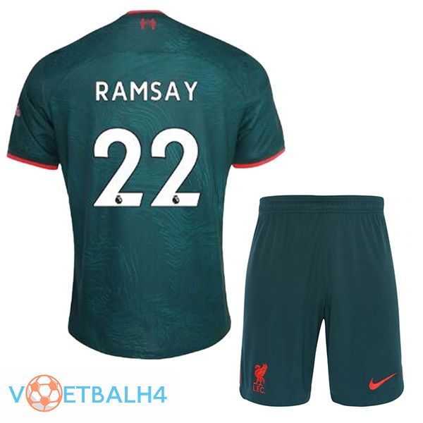 FC Liverpool (RAMSAY 22) kinderen voetbal jerseys derde groente 2022-2023