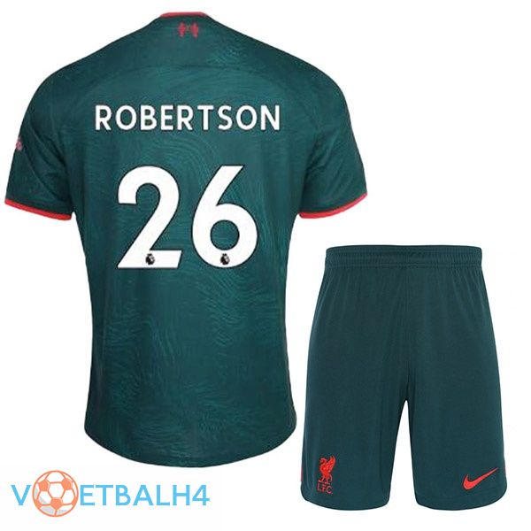 FC Liverpool (ROBERTSON 26) kinderen voetbal jerseys derde groente 2022-2023