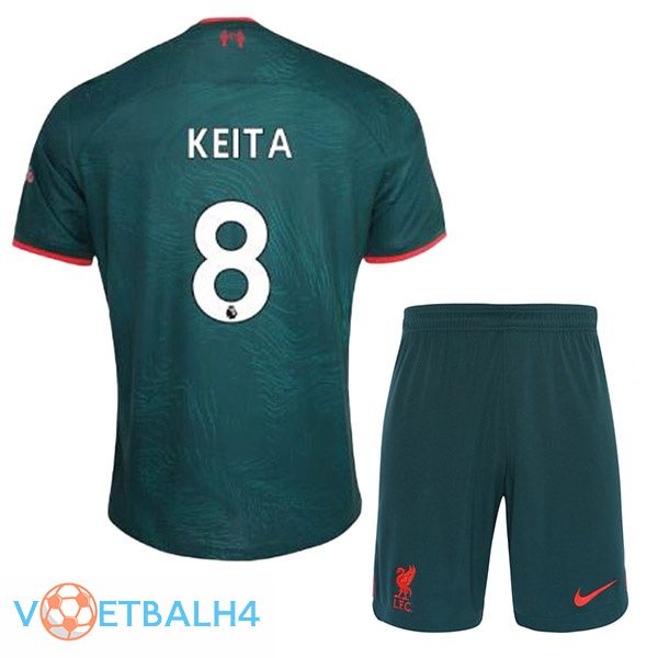 FC Liverpool (KEITA 8) kinderen voetbal jerseys derde groente 2022-2023