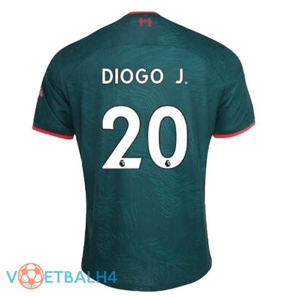 FC Liverpool (DIOGO J. 20) voetbal jerseys derde groente 2022-2023