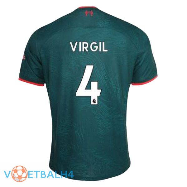 FC Liverpool (VIRGIL 4) voetbal jerseys derde groente 2022-2023