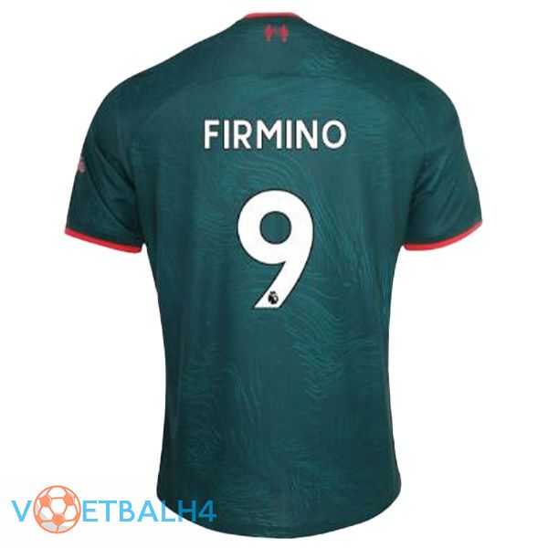 FC Liverpool (FIRMINO 9) voetbal jerseys derde groente 2022-2023