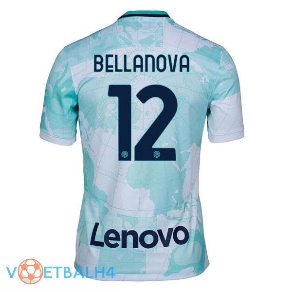 Inter Milan (BELLANOVA 12) voetbal jerseys uit wit groente 2022-2023