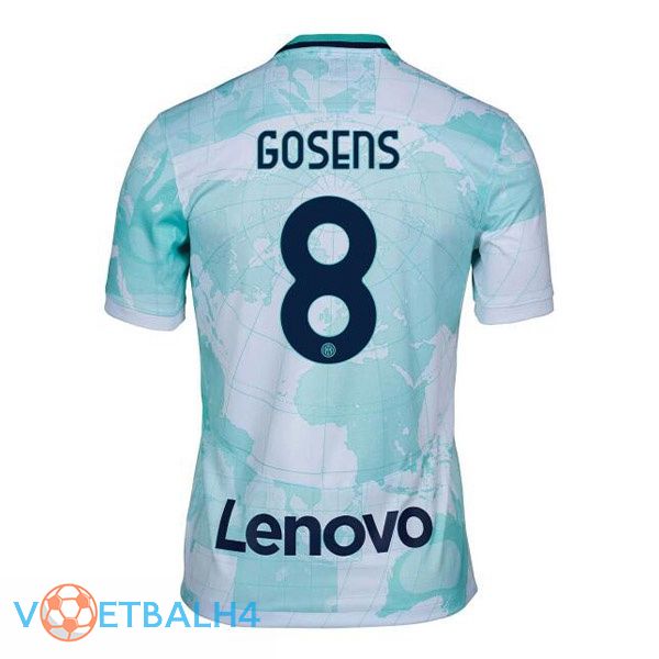 Inter Milan (GOSENS 8) voetbal jerseys uit wit groente 2022-2023