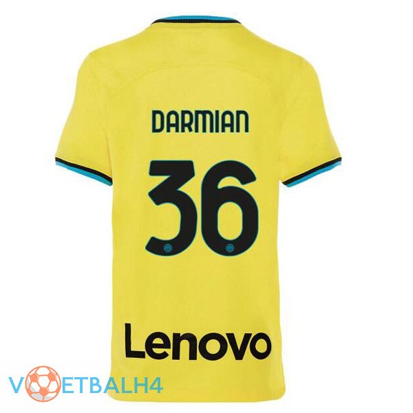 Inter Milan (DARMIAN 36) voetbal jersey derde geel 2022/2023