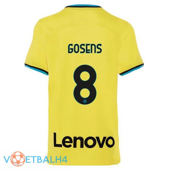 Inter Milan (GOSENS 8) voetbal jersey derde geel 2022/2023