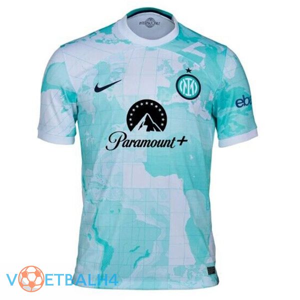 Inter Milan voetbal jersey Speciale editie wit groente 2022/2023