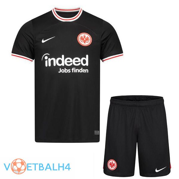 Eintracht Frankfurt kinderen uit voetbal jersey zwart 2023/2024