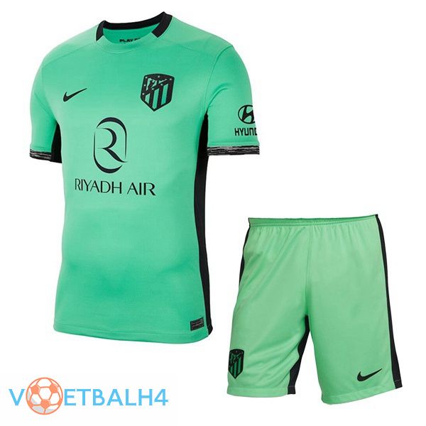 Atletico Madrid kinderen voetbal jersey derde groente 2023/2024