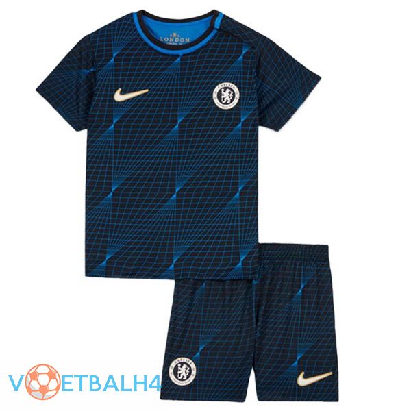 FC Chelsea kinderen voetbal jersey uit blauw 2023/2024