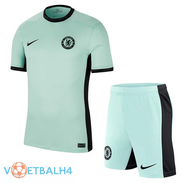 FC Chelsea kinderen voetbal jersey derde groente 2023/2024