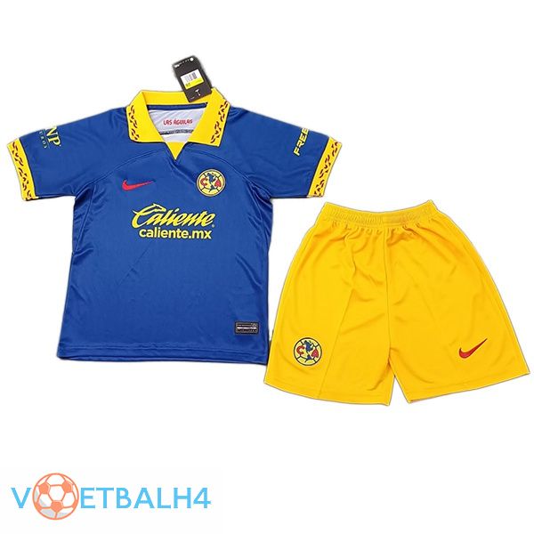 Club America kinderen voetbal jersey uit blauw 2023/2024