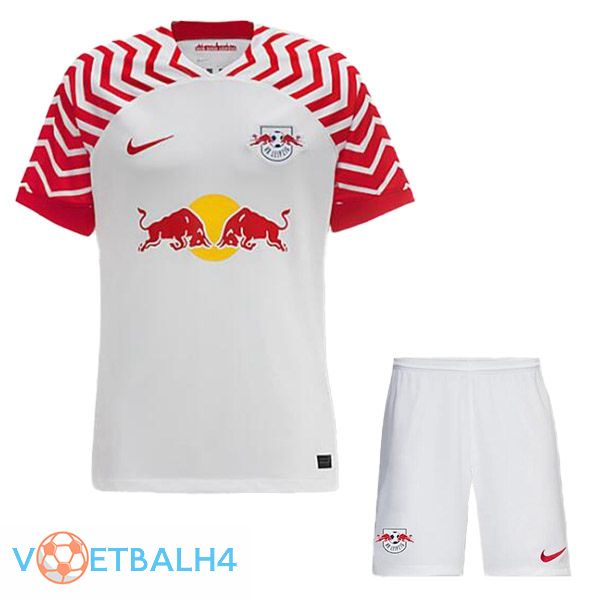 RB Leipzig kinderen voetbal jersey thuis wit 2023/2024