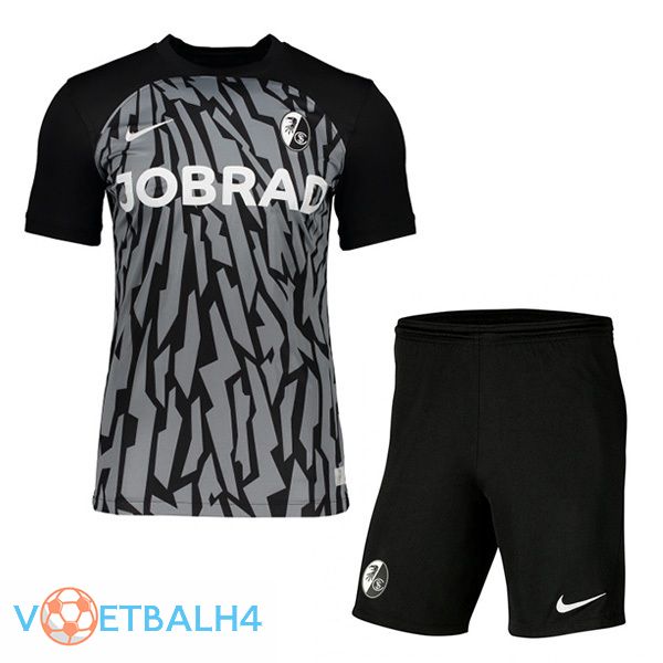 SC Fribourg kinderen voetbal jersey uit grijs 2023/2024