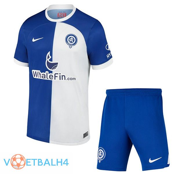 Atletico Madrid kinderen voetbal jersey uit blauw 2023/2024