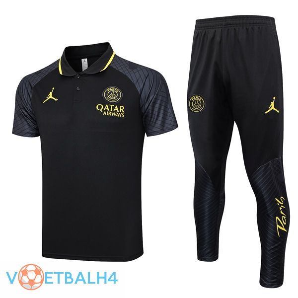 Paris PSG voetbal Polo + broek zwart 2023/2024