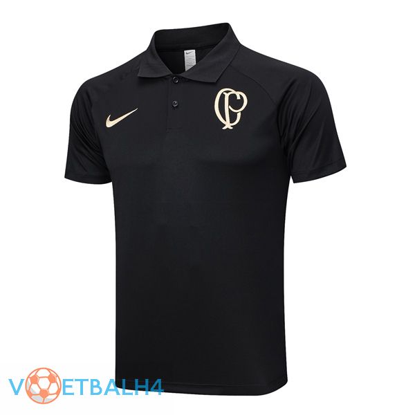 Corinthians voetbal Polo zwart 2023/2024