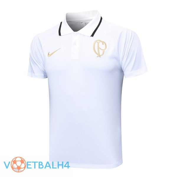 Corinthians voetbal Polo wit 2023/2024