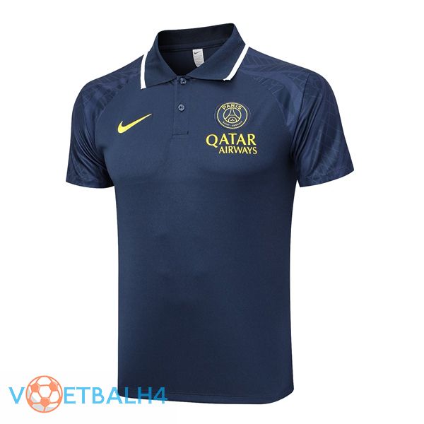 Paris PSG voetbal Polo koninklijk blauw 2023/2024