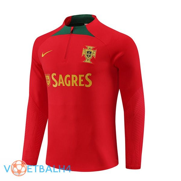 Portugal Training Sweatshirt rood 2023/2024