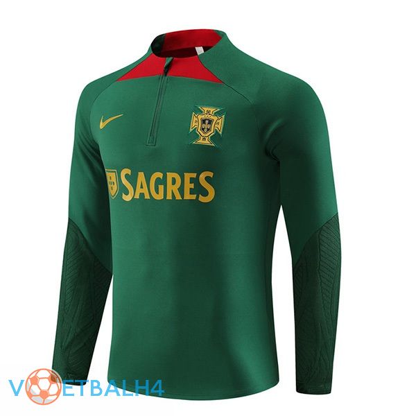 Portugal Training Sweatshirt groente 2023/2024