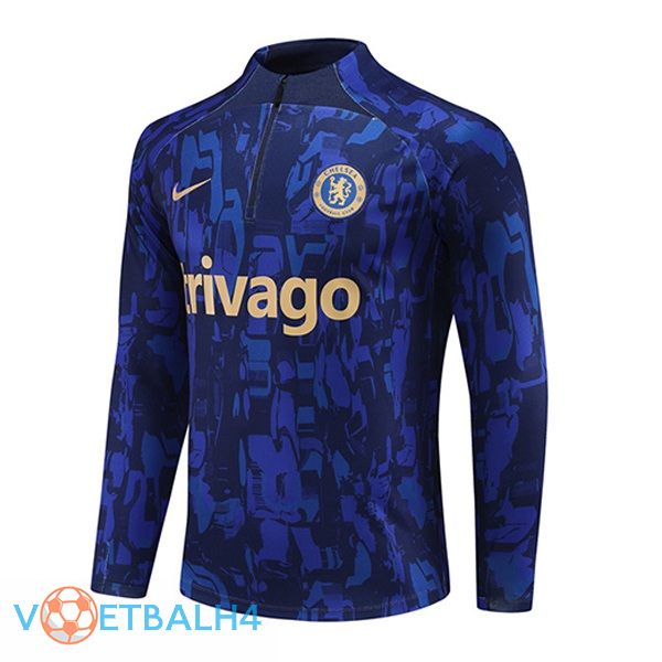 FC Chelsea Training Sweatshirt blauw 2023/2024