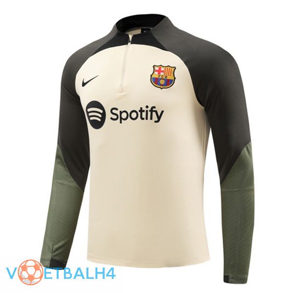 FC Barcelona Training Sweatshirt geel groente 2023/2024