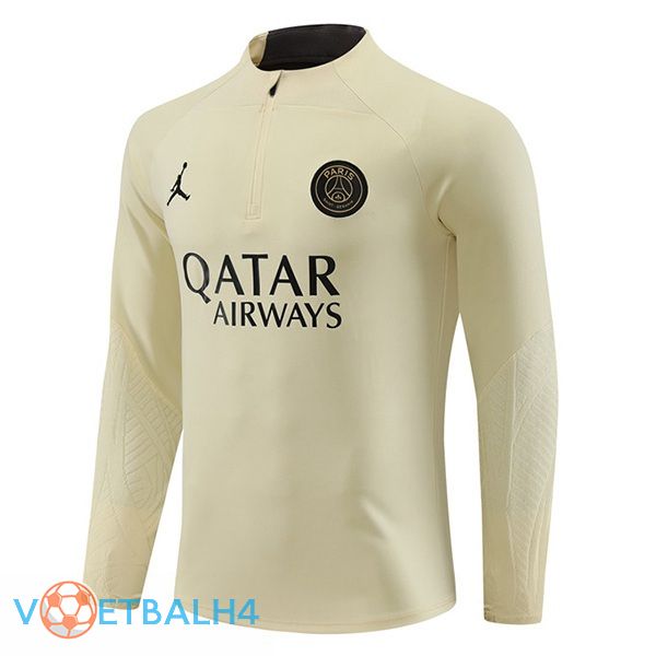 JORDAN Paris PSG Training Sweatshirt geel 2023/2024