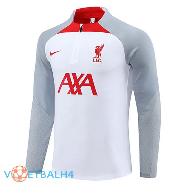 FC Liverpool Training Sweatshirt wit grijs 2023/2024