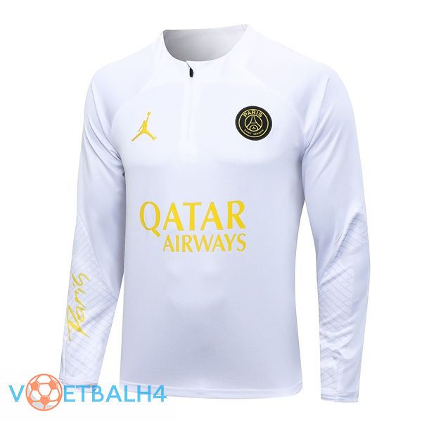 Paris PSG Training Sweatshirt wit 2023/2024