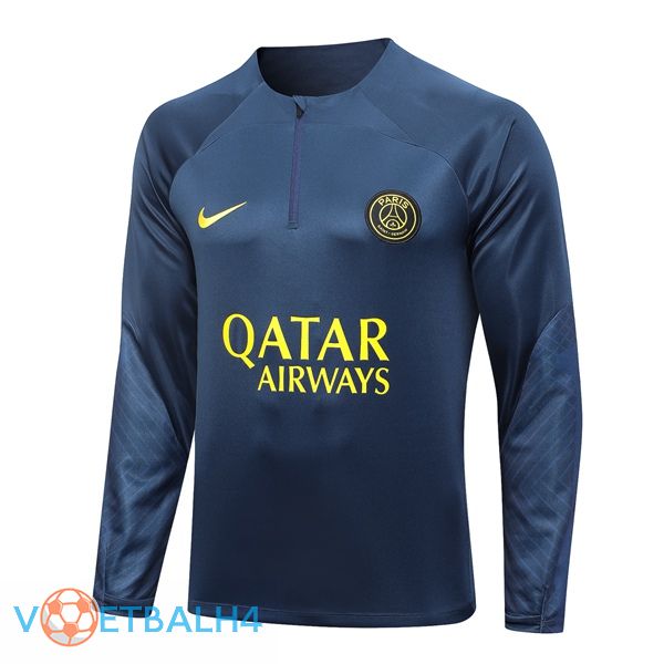 Paris PSG Training Sweatshirt blauw 2023/2024