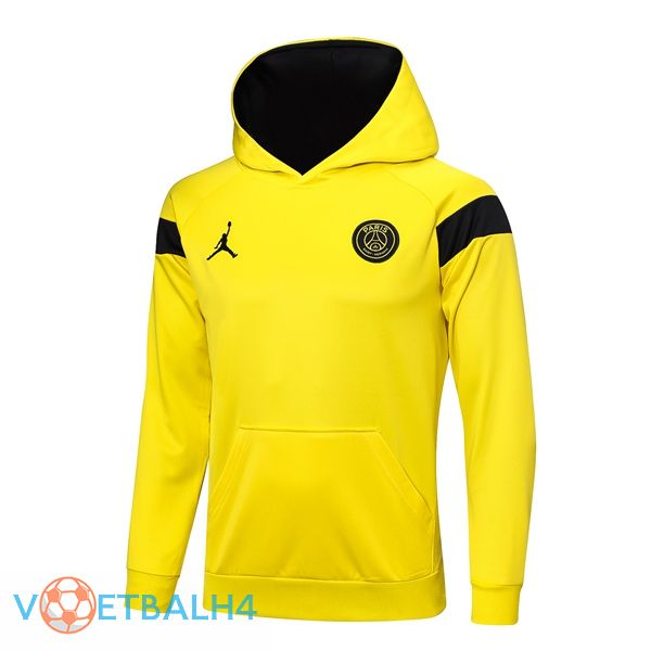 Paris PSG Training Sweatshirt Hoodie geel 2023/2024