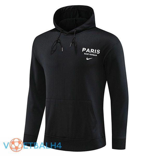 Paris PSG Training Sweatshirt Hoodie zwart 2023/2024