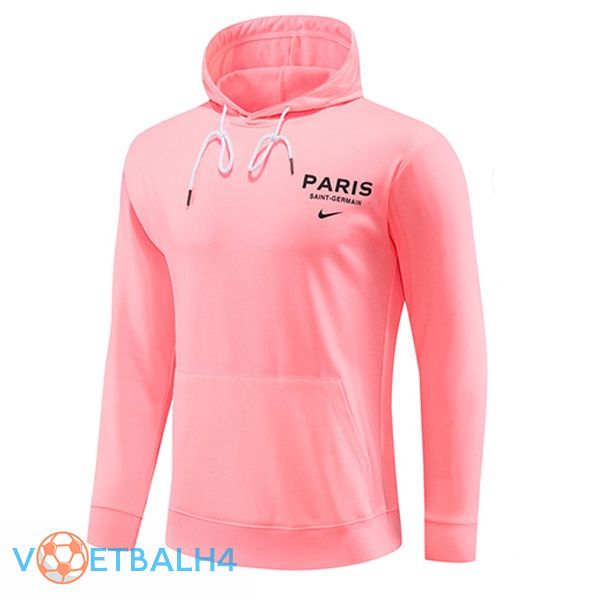 Paris PSG Training Sweatshirt Hoodie roze 2023/2024