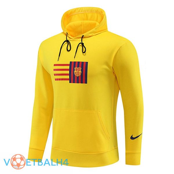 FC Barcelona Training Sweatshirt Hoodie geel 2023/2024