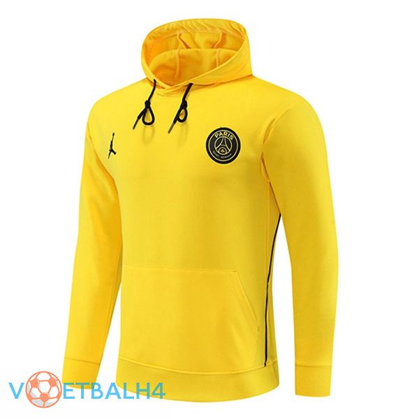 JORDAN Paris PSG Training Sweatshirt Hoodie geel 2023/2024