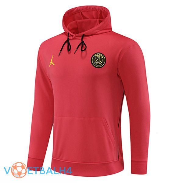 JORDAN Paris PSG Training Sweatshirt Hoodie rood 2023/2024