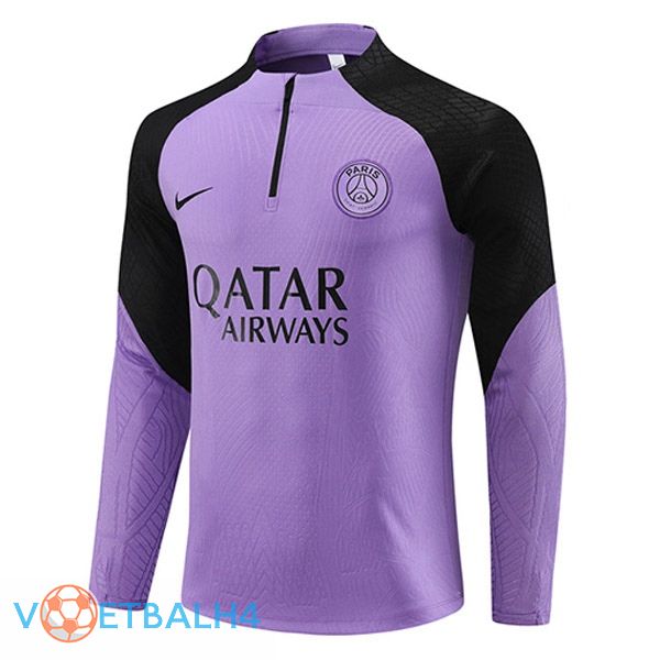 Paris PSG Training Sweatshirt paars 2023/2024