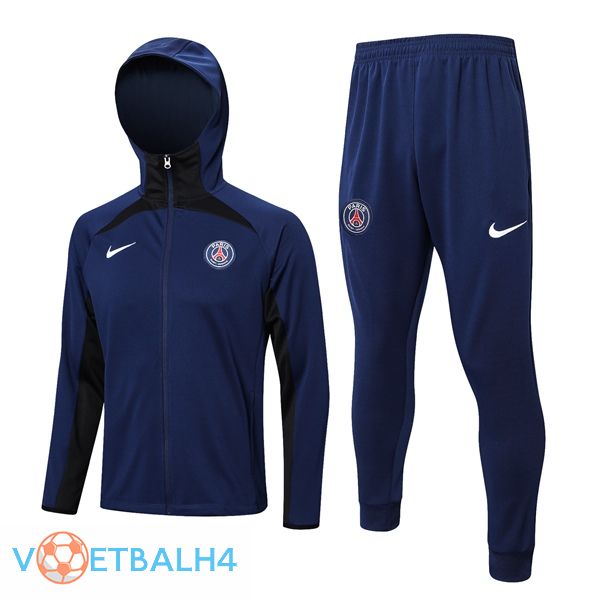 Paris PSG trainingspak Hoodie koninklijk blauwe 2023/2024