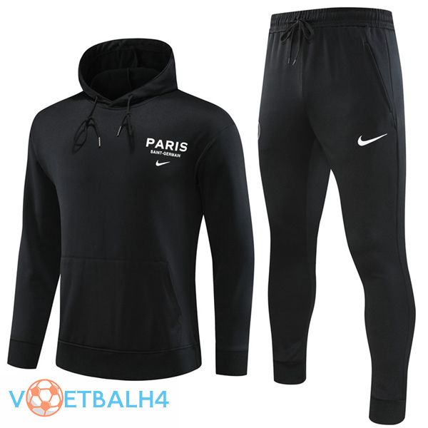 Paris PSG Training Hoodie zwart 2023/2024