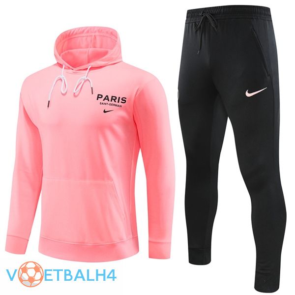 Paris PSG Training Hoodie roze 2023/2024