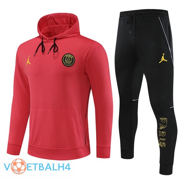 JORDAN Paris PSG trainingspak Hoodie rood 2023/2024