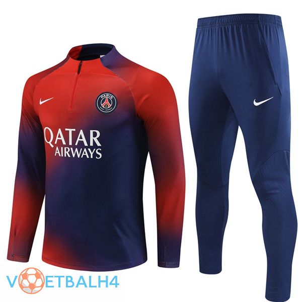 Paris PSG trainingspak rood blauw 2023/2024